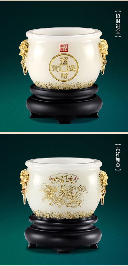 琉璃聚寶盆 招財納福的創(chuàng)意家居工藝品
